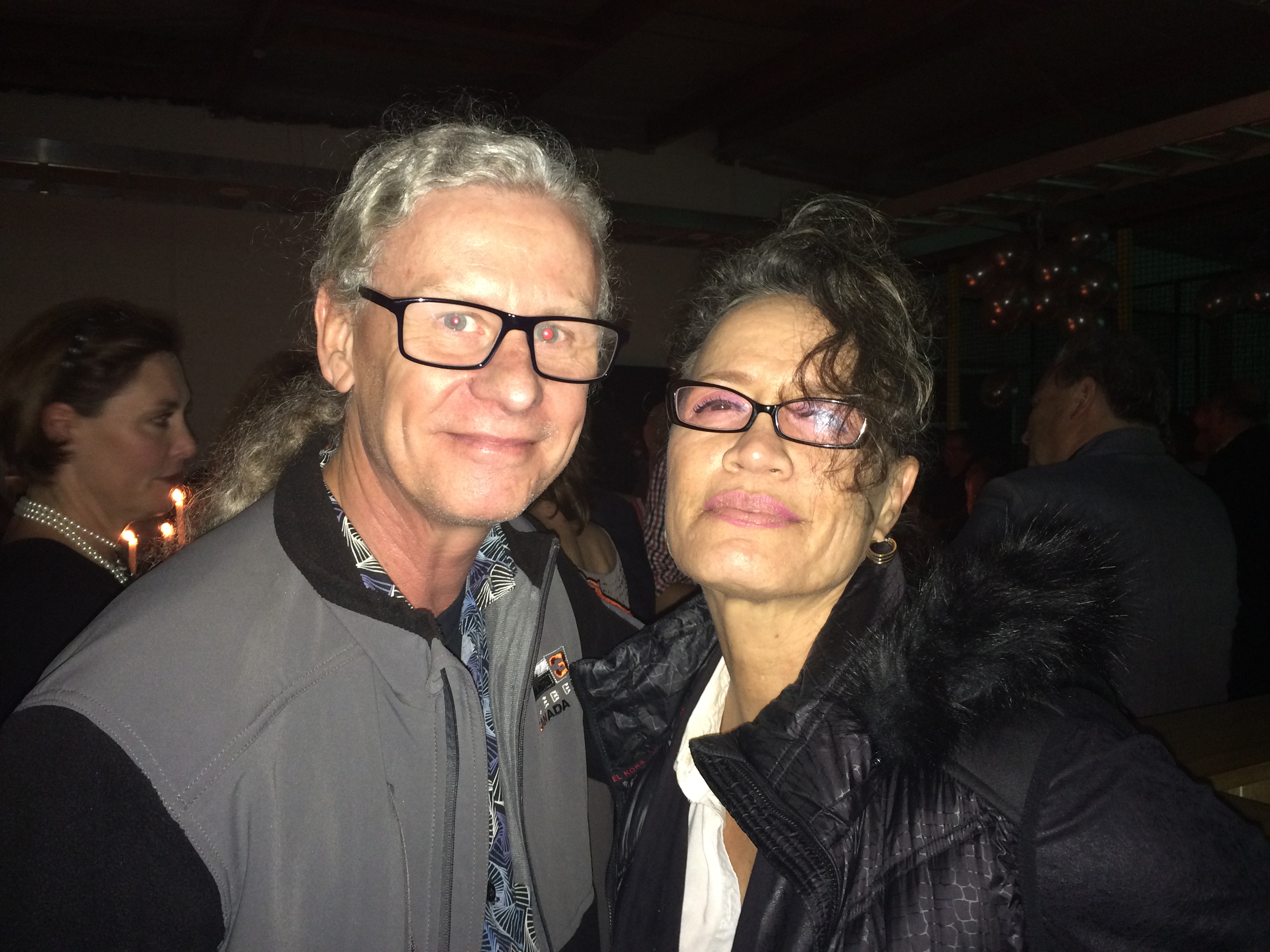 David Blyth with Rena Owen